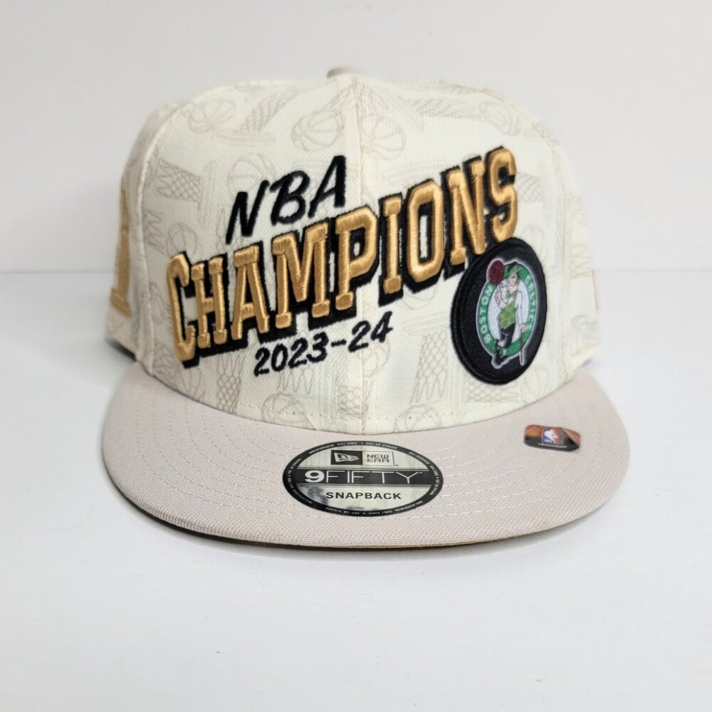 Boston Celtics New Era 2024 NBA Finals Champions Locker Room 9FIFTY Hat - NEW